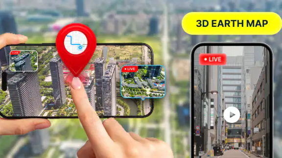 Live Cam Earth Map - GPS Cam