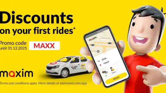 maxim — order a taxi & food