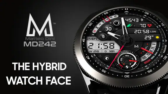 MD242 Hybrid watch face