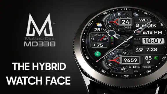 MD338 Hybrid watch face