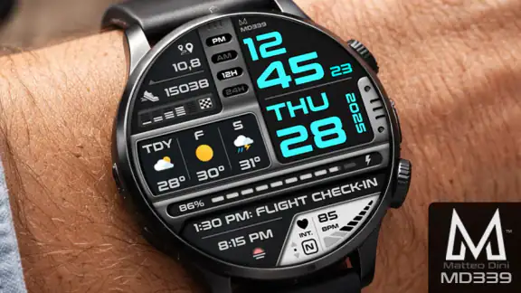 MD339 Digital watch face