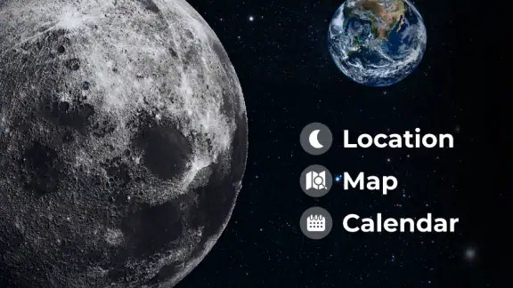 Moon Locator - Lunar Calendar