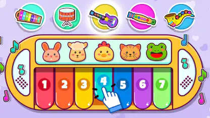 Musical Toy Piano and Songs