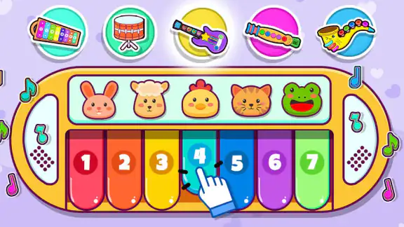 Musical Toy Piano and Songs