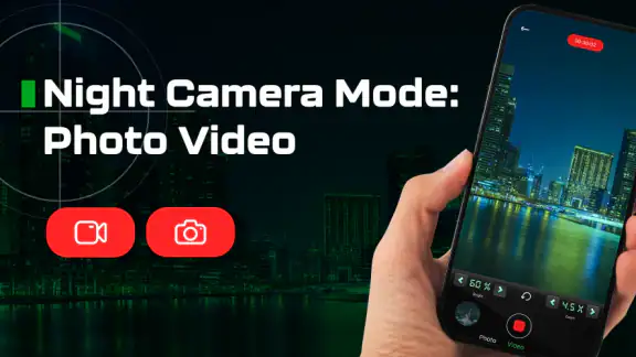 Night Camera Mode: Video Photo