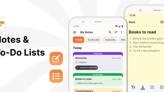 Notes, Notepad, To Do Launcher