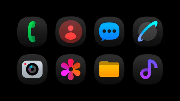 OnePro (Dark) - Icon Pack