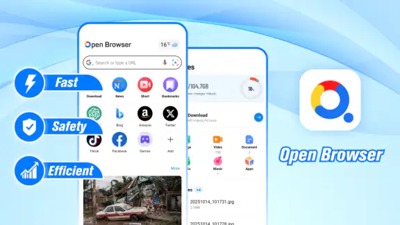 Open Browser - Smart & Safe