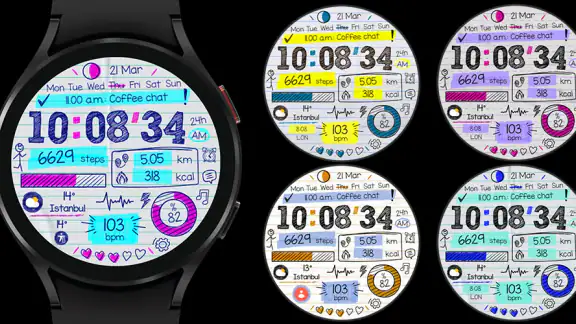 Paper of Time - Watch Face
