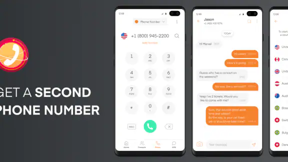 Phoner: Second Phone Number