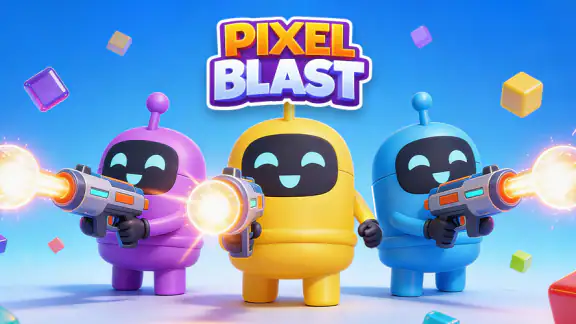 Pixel Blast: Robot Shooter