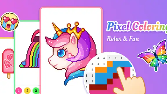 Pixel Coloring-Color by number