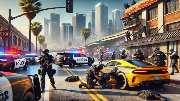 Police Car Chase: Police Games