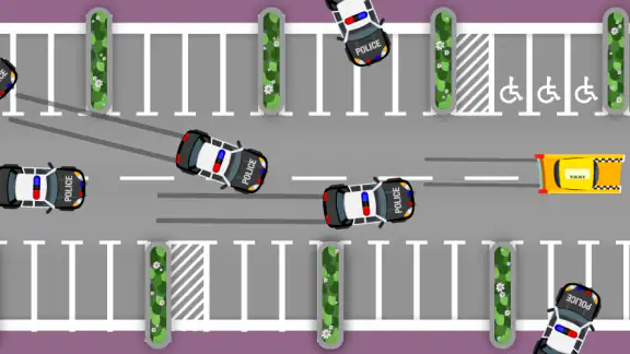 Police Pursuit: Burnout Rush!