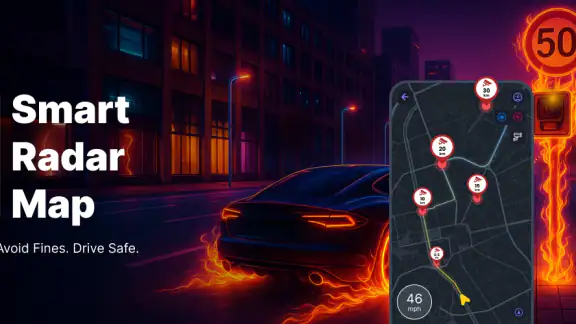 Radar GO-X: HUD, GPS, Maps