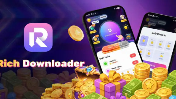 Rich Downloader - lucky & earn