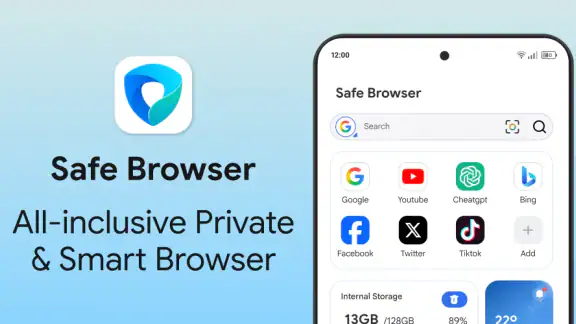 SafeBrowser - Secure & Private