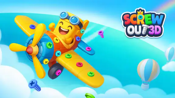 Screw Out 3D: Nut Sort Jam