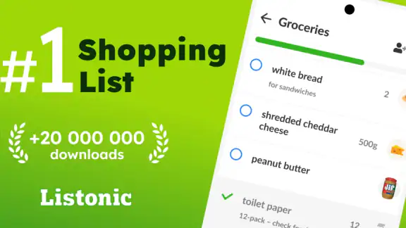 Shopping List - Listonic
