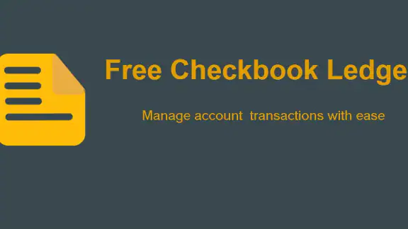 Simple Checkbook Ledger