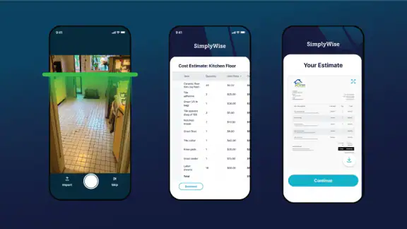SimplyWise Cost Estimator