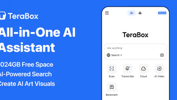 TeraBox: 1TB Cloud & AI Space