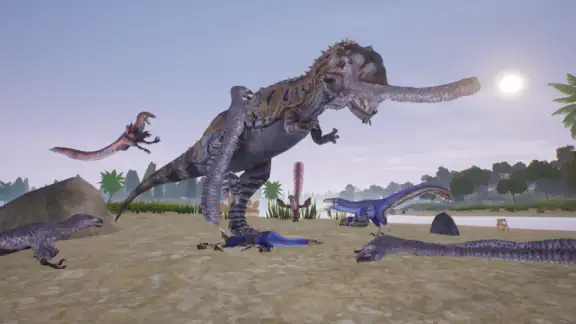 The Cursed Dinosaur Isle: Game