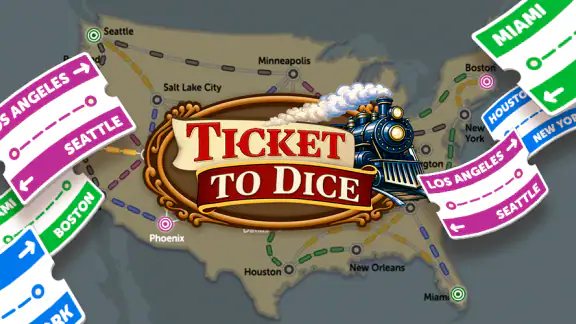 Ticket to Dice - Trains Tracks