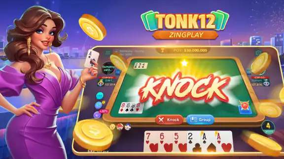 Tonk 12: Tunk Rummy ZingPlay