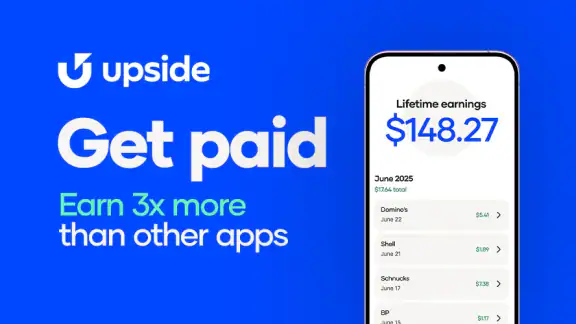 Upside: Cash Back - Gas & Food