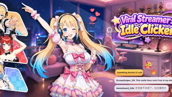 Viral Streamer: Idle Clicker