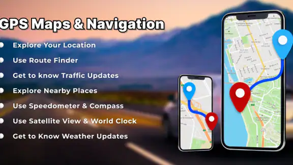 Voice GPS Map Navigation Route