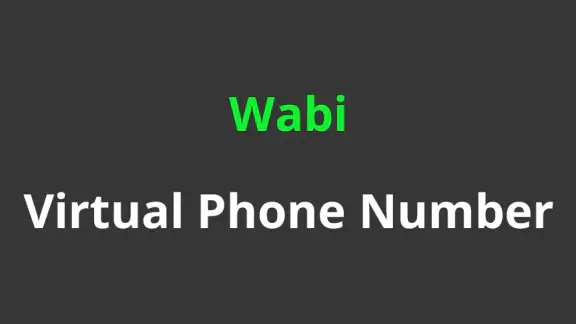 Wabi - Virtual Phone Number