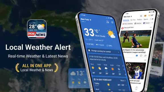 Weather & News : Radar, Alerts