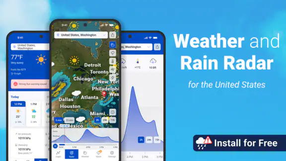 Weather & Rain Radar Forecast
