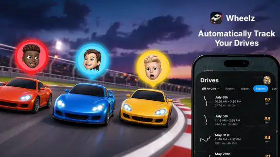Wheelz - Social Drive Tracker