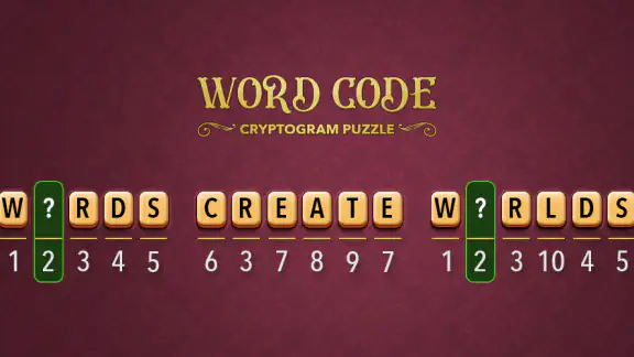 Word Code - Cryptogram Puzzle