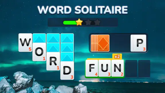 Word Solitaire-Unscramble Puz