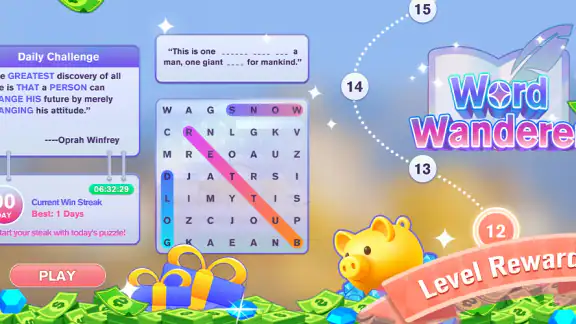 Word Wanderer - win real cash
