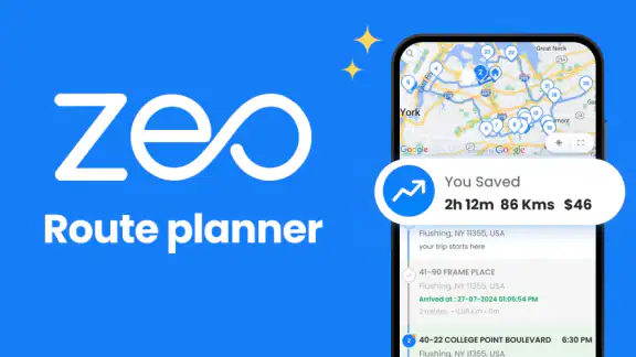 Zeo Fast Multi Stop Route Plan