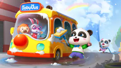Autobús Escolar del Bebé Panda