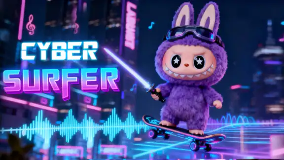 Cyber Surfer :Aventura Rítmica
