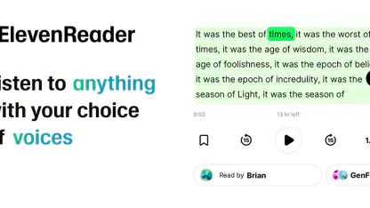 ElevenReader - Lector de voz