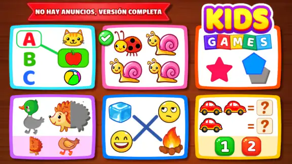 Juegos para niños: edades 3-7
