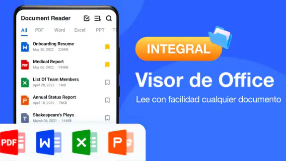 Lector de documentos: PDF,Word