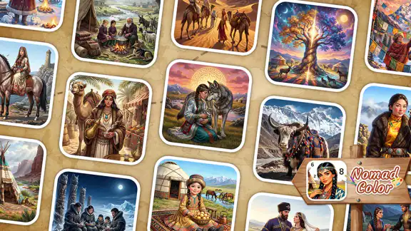 Nomad Color By Number Games