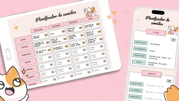 Planificador de menú semanal