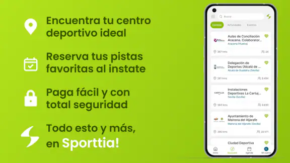 Sporttia - Reserva tu deporte