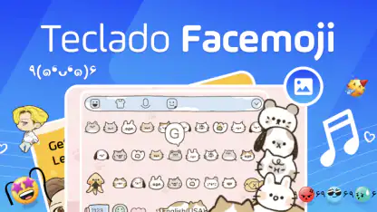 Teclado Emoji Facemoji & Fonts