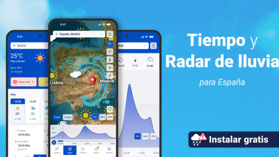 Tiempo, Radar Lluvia y Alertas